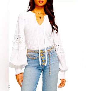 Ramy Brook Mika Tie Neck Blouse